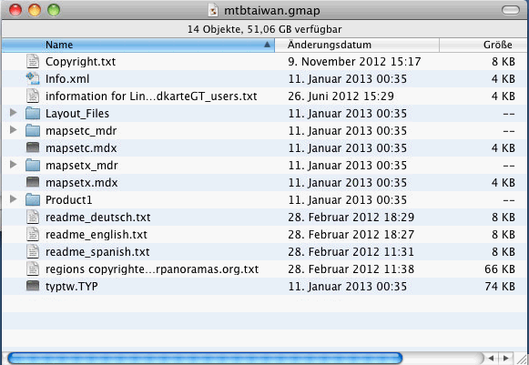Map Installation Main Folder